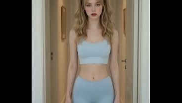 AI Fantasies - My 18-year-old stepsister gets angry when I take her thong and makes me pay by making me fuck her pussy hard and cum inside her ass, in Castilian Spanish