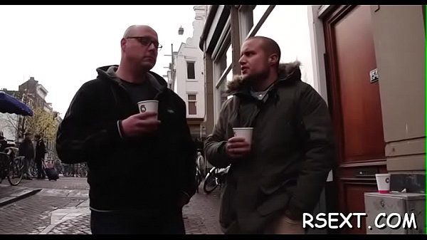 Horny hooker gives a hot oral stimulation and jerks off to finish