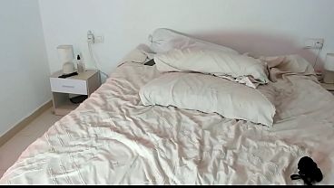 Larubiaboom, a beautiful young blonde with tattoos, records herself live.