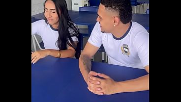 I was talking to my friend from school, this very hot 18-year-old girl got turned on and we ended up having sex in the classroom.