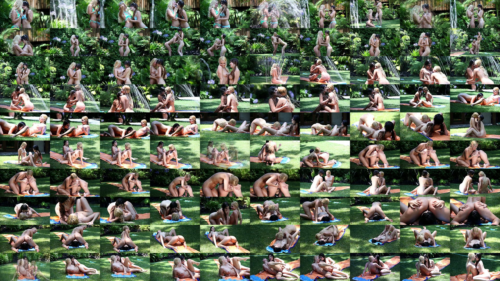 Bubble butt lesbian teens Aaliyah Love and Natasha Malkova 预览图