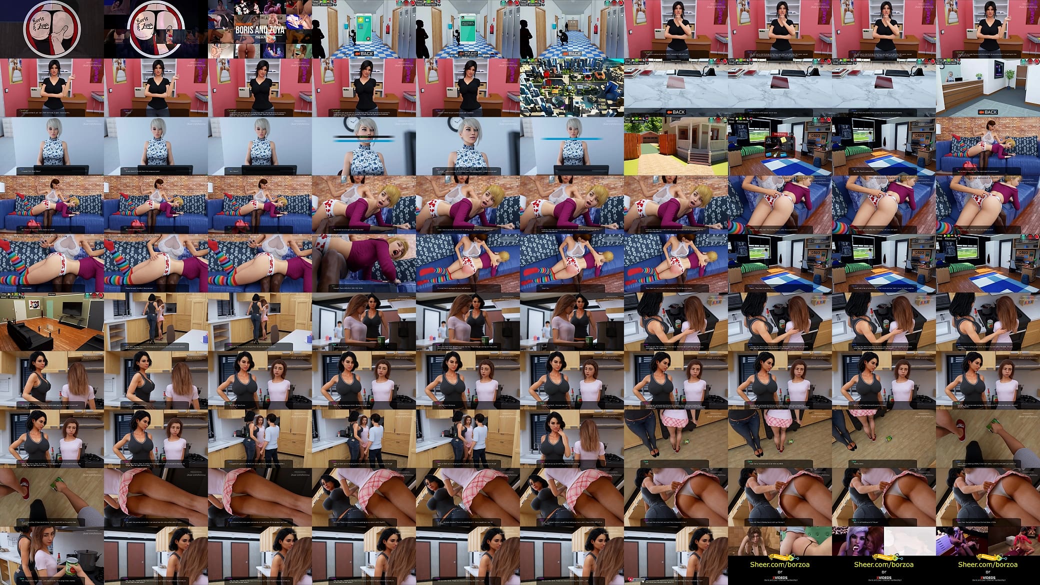 67 &ndash; Boris peep her neighbor woman spanking her (Dubbing - Milfy City) 预览图