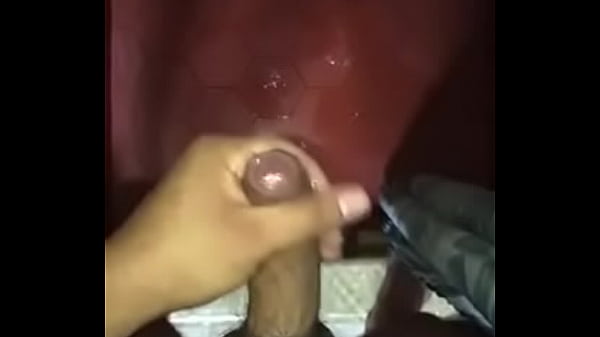 Handjob in the bathroom