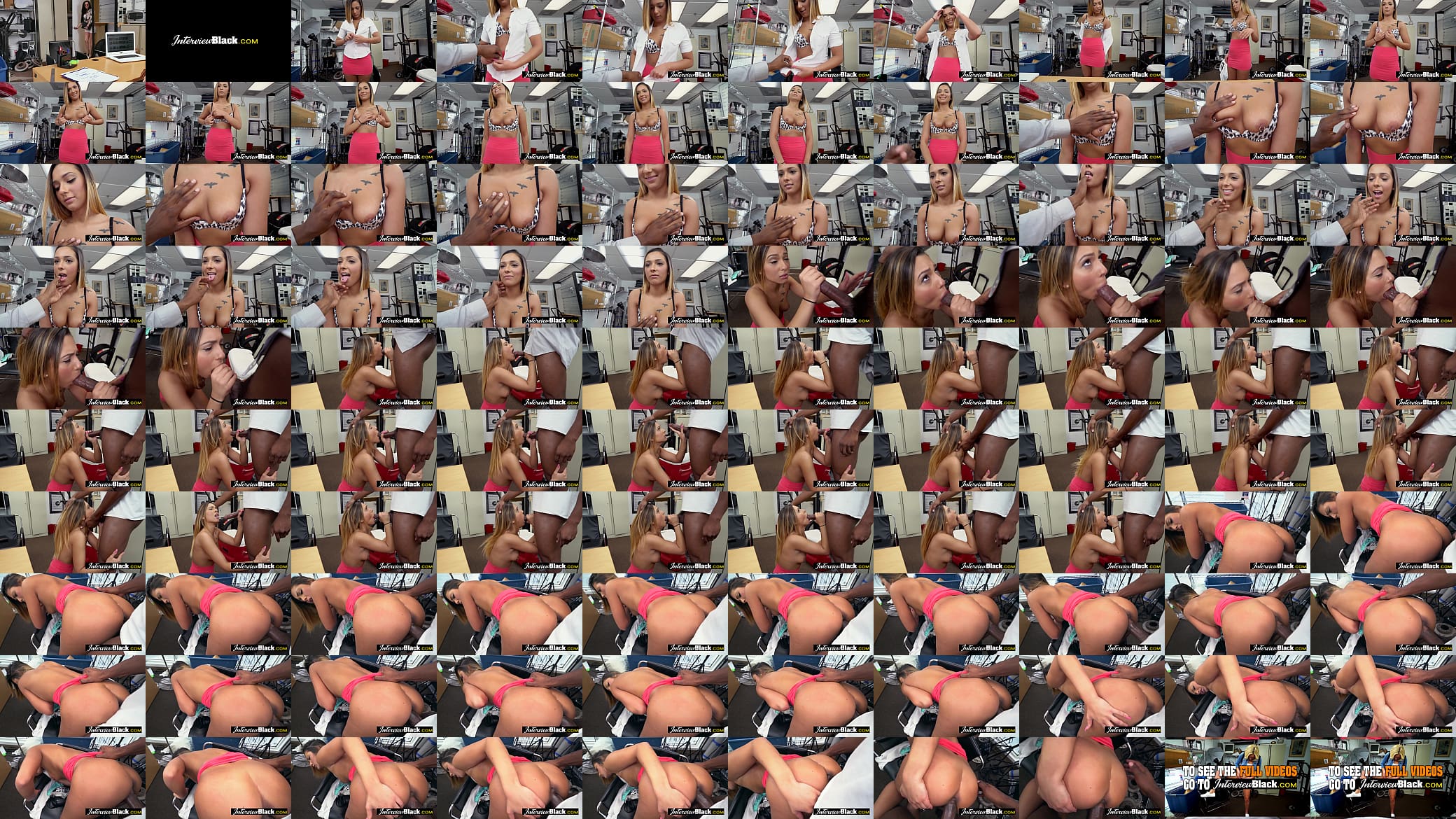 Beautiful tattoed girl gets her sweet pussy slammed by a horny black guy 预览图
