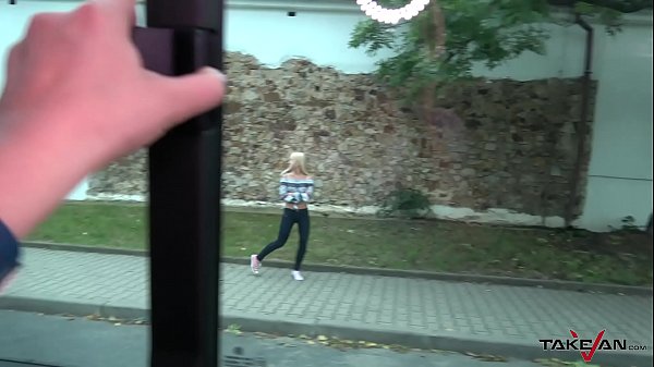 Takevan Girl with lost shoe find our van as best save solution but shes wrong