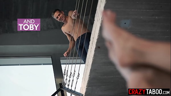 Hot blonde babe giving a hot footjob before petite blonde enjoyed hot sex