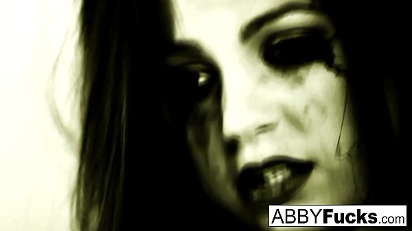 Abigail Mac fucks herself til her makeup is smeared off