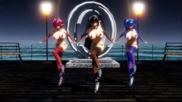 MMD Elf Maid and Friends Dance Like A Bitch