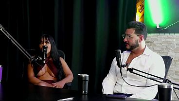 WATCH THE NAUGHTY AND FILTHY INTERVIEW WITH THE CHERIE COUPLE ON PORN CAST BRAZIL - PART 3 (WATCH ON: SHEER/RED)