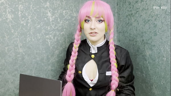 JOI: Let Kanroji Mitsuri fuck your cock with her big breast and make you cum