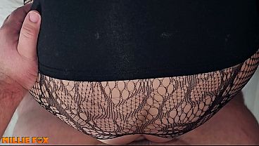 HORNY MILF CUMS TWICE AND THEN SWALLOWS HUSBAND'S HUGE LOAD OF CUM - MILLIE FOX
