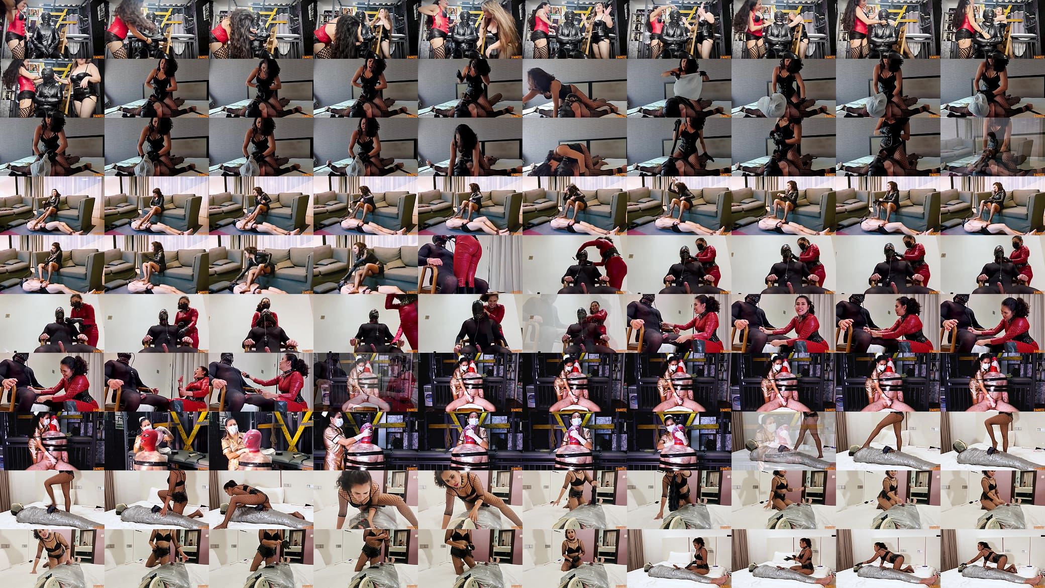 Femdom Bondage Compilation by DominaFire 预览图