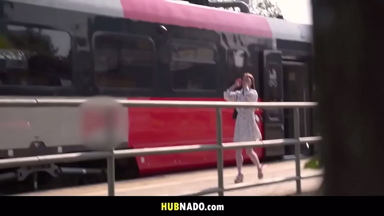 Brunette Student'_s Wild Outdoor Adventure with Cash Incentive