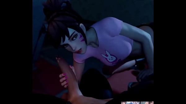 D.VA Deepthroating A Hard Gooner Cock Until Cum Explodes In Her Mouth
