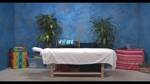 Sexy babe massages dick with lips