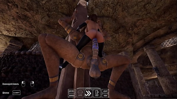 Download Video - The ancient statue awakened and began rhythmically pounding Lara Croft's pussy&period; 3D hentai game animation&period;