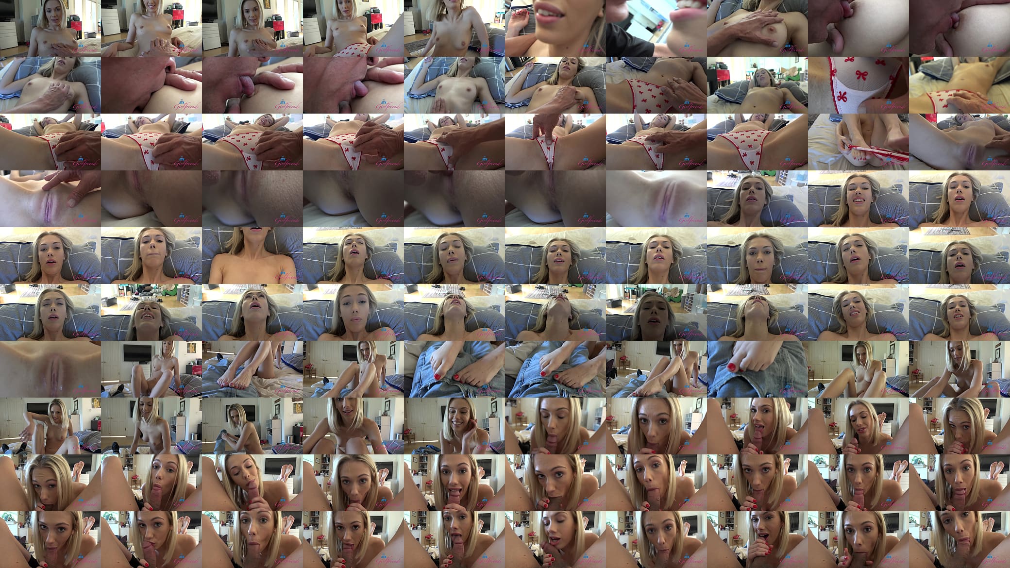 Amateur blonde loves calling you &quot;daddy&quot; as you eat her pussy then sucks your cock (Sky Pierce) Blowjob 预览图