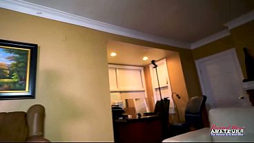 Busty Brunette Coed Trinity Gives A Deep Rimjob And BJ To Get Pounded!