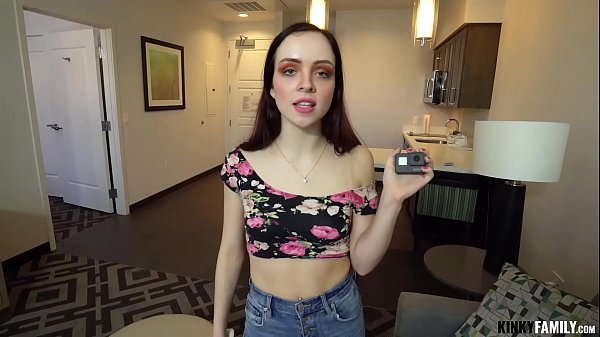 Kinky Family - Spied on stepsis Aliya Brynn & fucked her