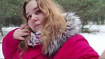 Download Video - Cum in the mouth and on the tits of a redheaded slut in the woods