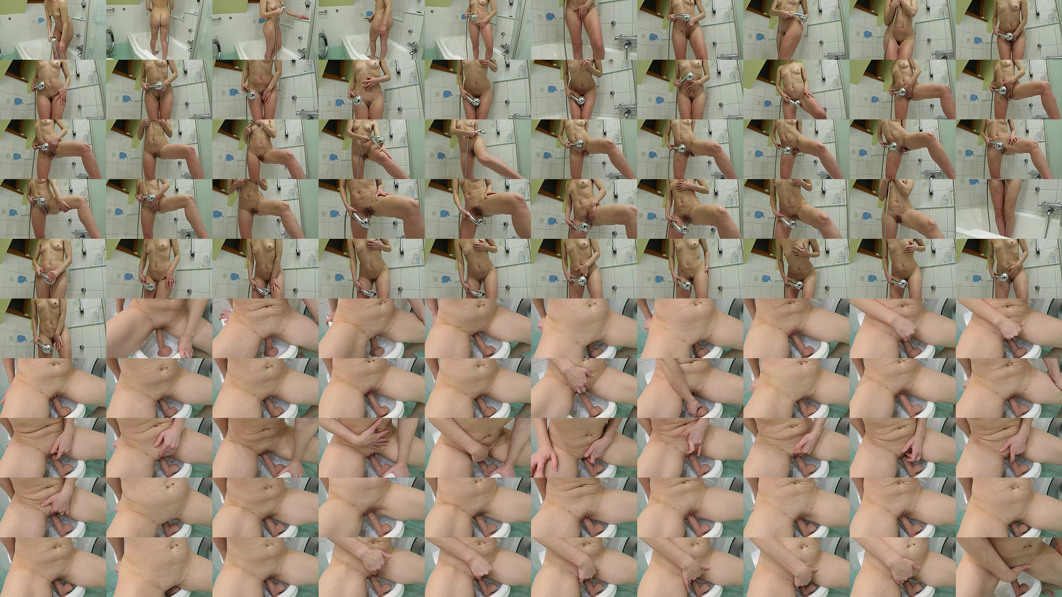 The excited beauty hid to Masturbate and Fuck herself with a dildo. 预览图