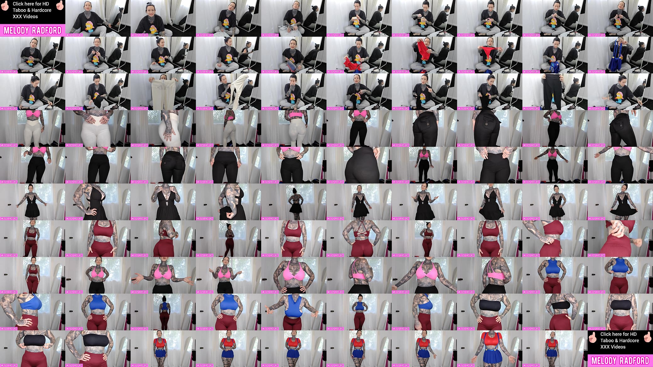 Cosplay and Gym Tights Unboxing and Try on Haul Melody Radford Leaked 预览图
