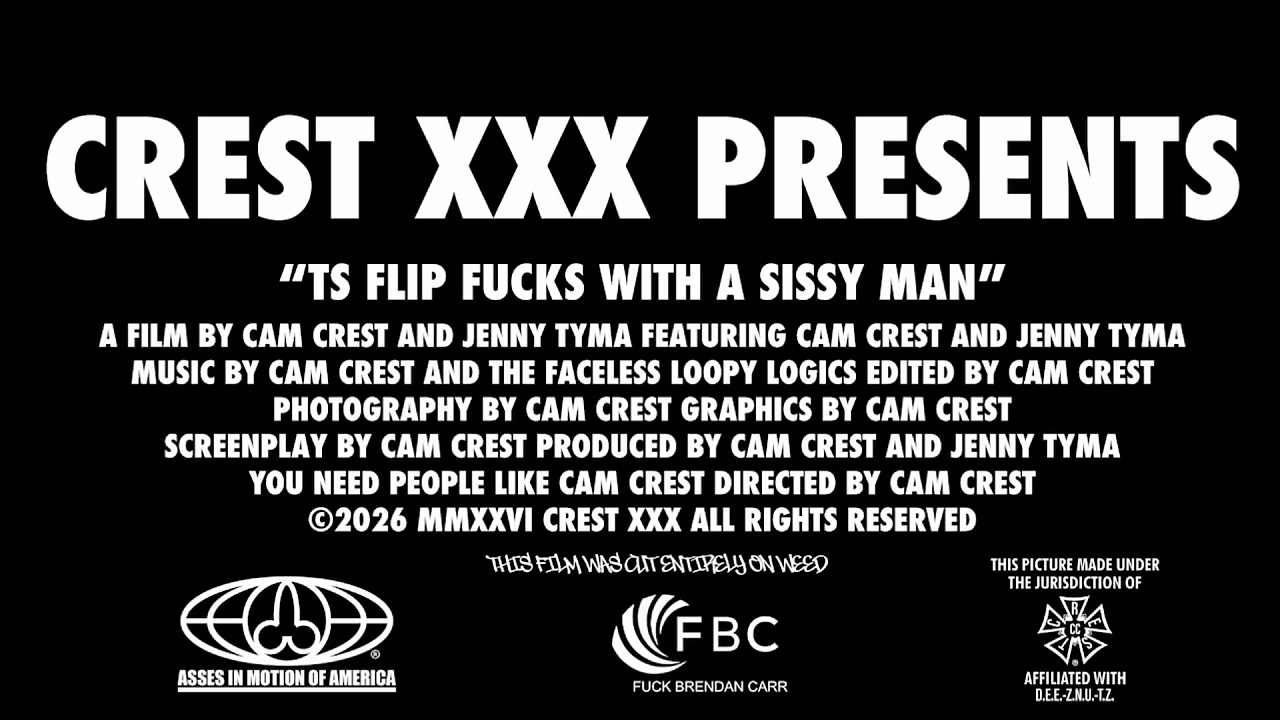 Sissy Man Flip Fucks with Asian TS 1