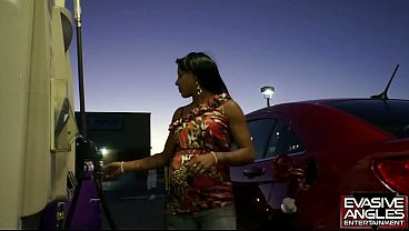 Lina Marie is always on the hunt for cum, even when she's pregnant.