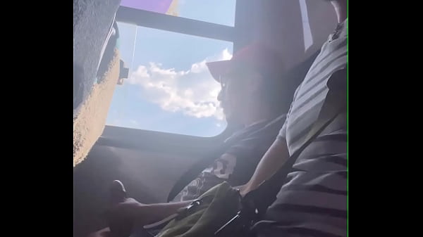 Chupadita en el autobus