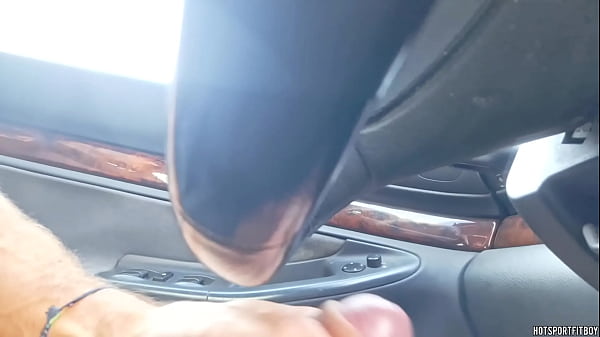 Download Video - I was so horny in the car that I had to touch my dick in a public place