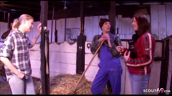 Mature German woman fucked in the ass by the st...