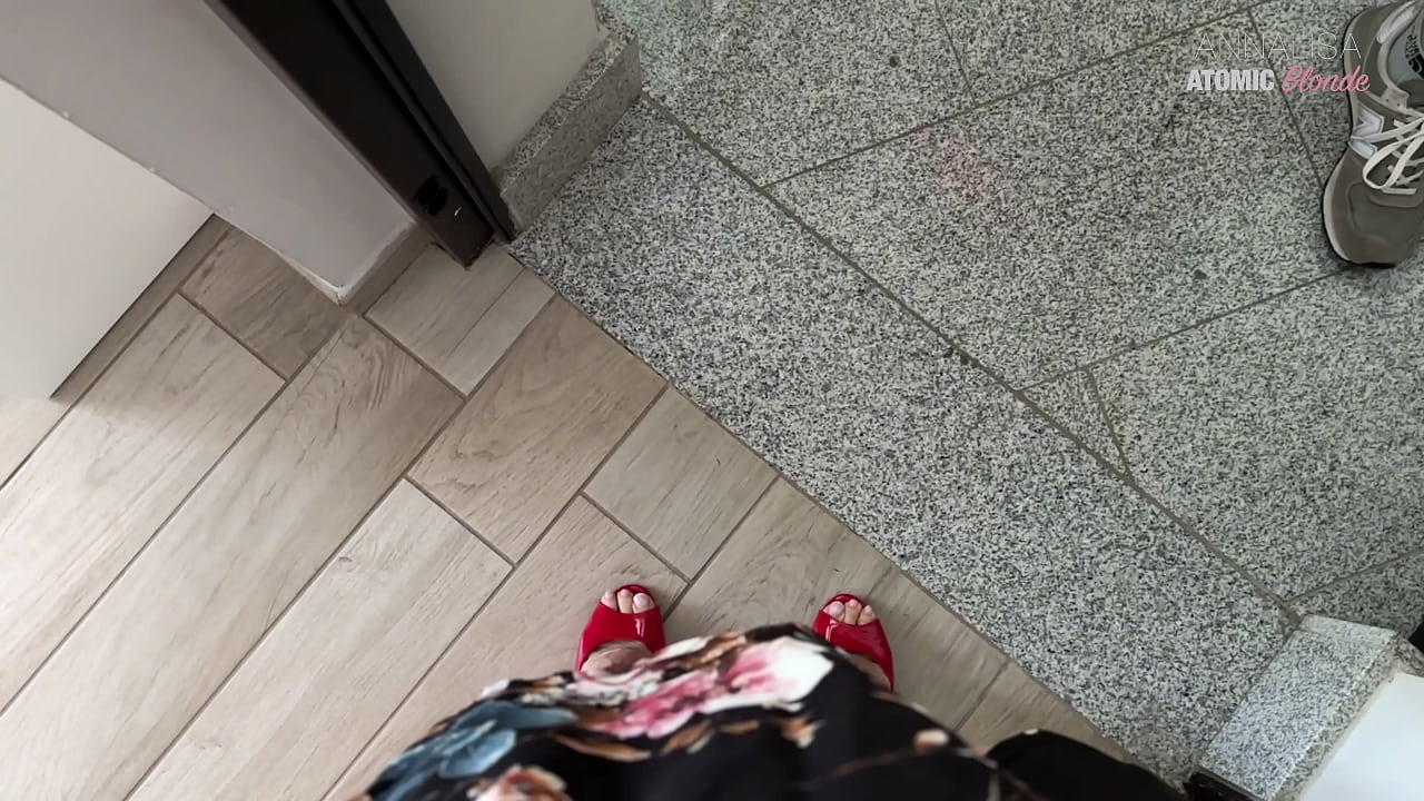 Blonde Slutty Wife Fucked by Pakistani Delivery Guy and Swallows Cum