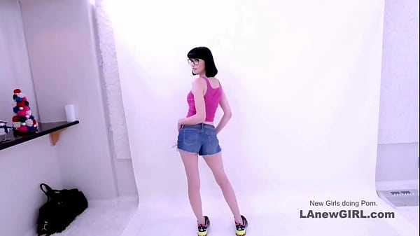Sultry dark-haired model gets fucked at. modeling audition