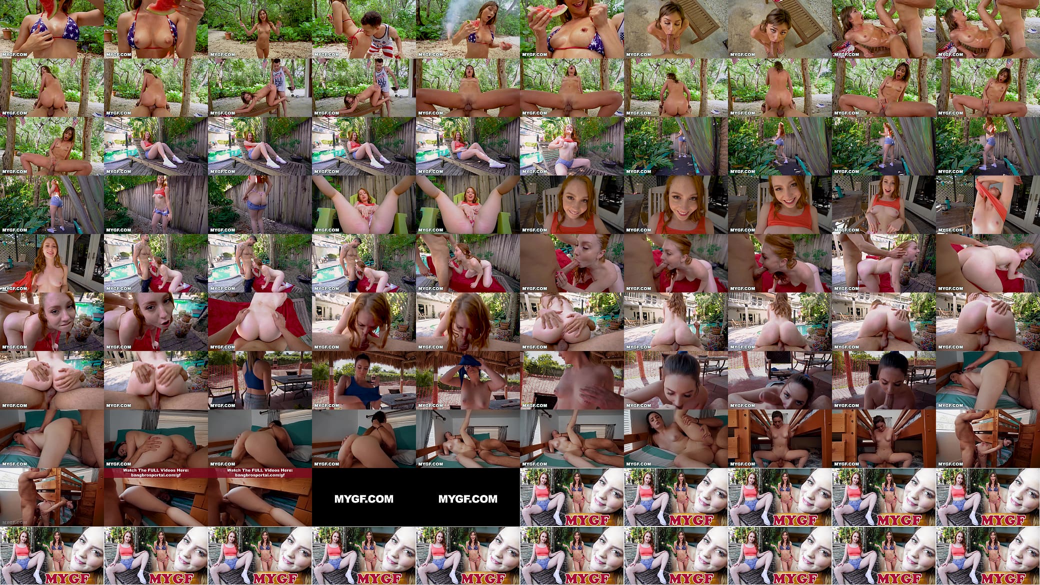 MYGF - New Porn Compilation Featuring Kinsley Kane, Arietta Adams &amp; Ana Rose 预览图