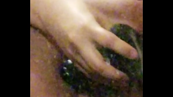 College girl cums hard in front of mirror