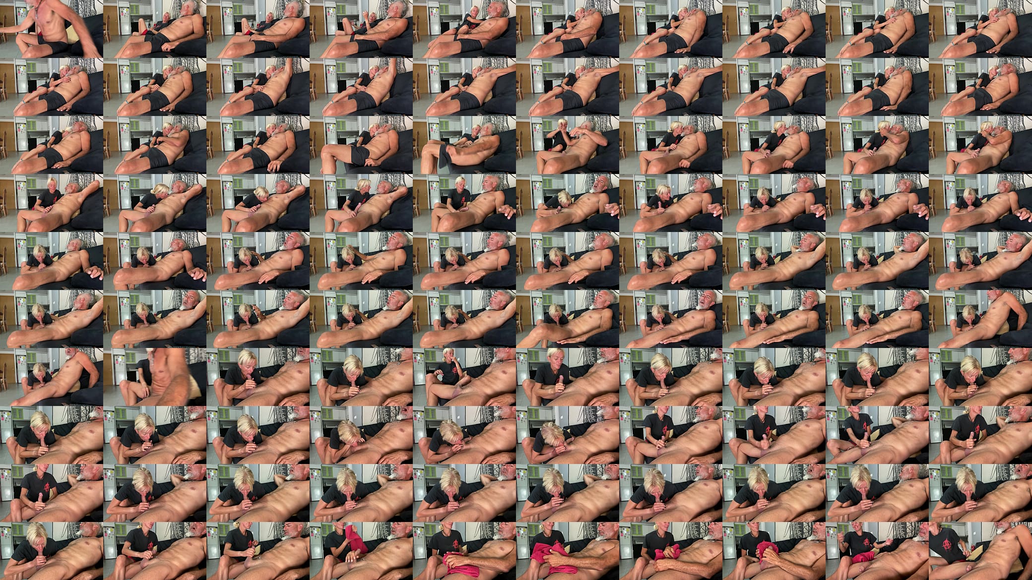 LONG BLOWJOB - How long can you last without cumming husband (Wildspaincouple) 预览图