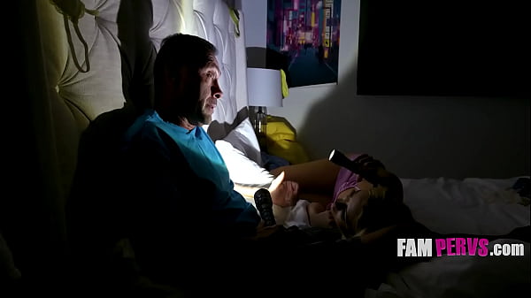 Flashlights Flicker, Stepdad's Quicker - Skyler Storm | FamPervs