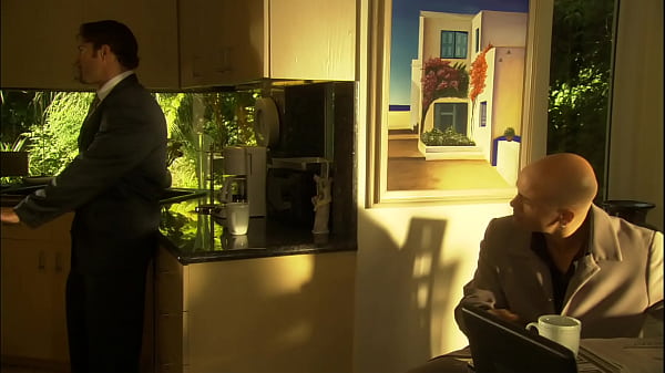 Annette Schwarz dressed up in a really hot, form-fitting latex outfit and together with...