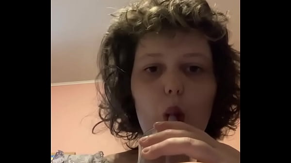 My bestie showing me her sucking skills