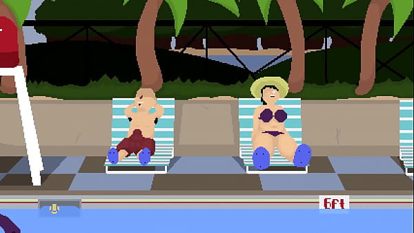 Amy has Sex with a guy at the pool