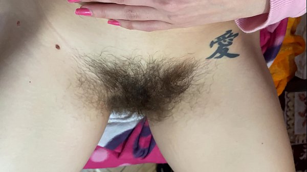 extreme close up on my hairy pussy huge bush 4k HD video hairy fetish