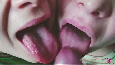 Do you wanna cum in our mouths?