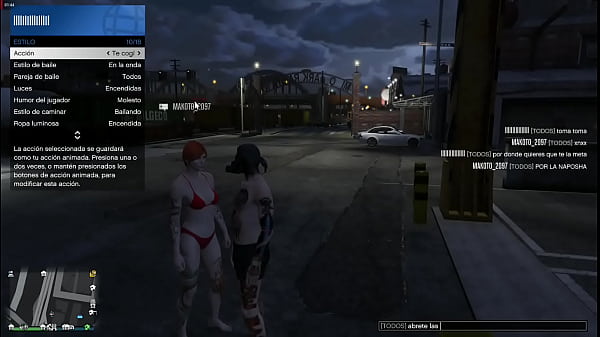 I open the ass of a whore in GTA V Online