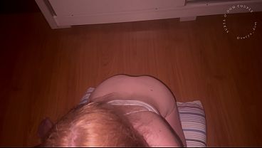 Blonde stepsister wakes me up in the morning with a blowjob