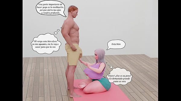 YOGA WITH A HOT MILF 3D