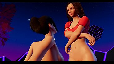 House Party - Having Fun in the VR Room with Amy