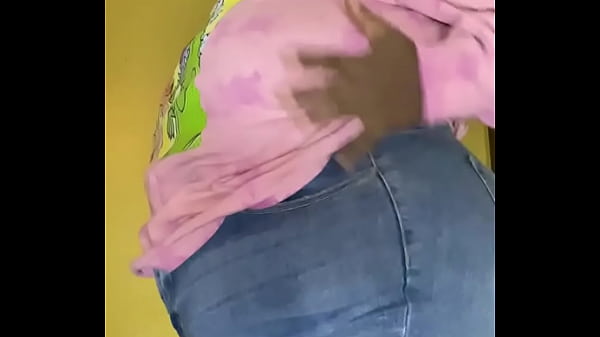 Ebony bbw wetting jeans