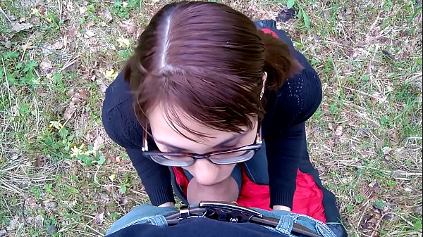 Amateur Blowjob in the forest