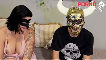 Wife gave her ass in front of her cuckold husband in the Spartan Arena.