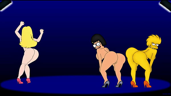 rule 34 lisa simpson tina belcher amy wong dancing Thumbnail